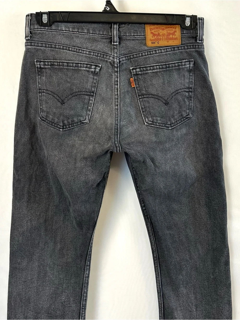 Levi’s 505 Men's Black Wash Straight Leg Jeans / 28” waist